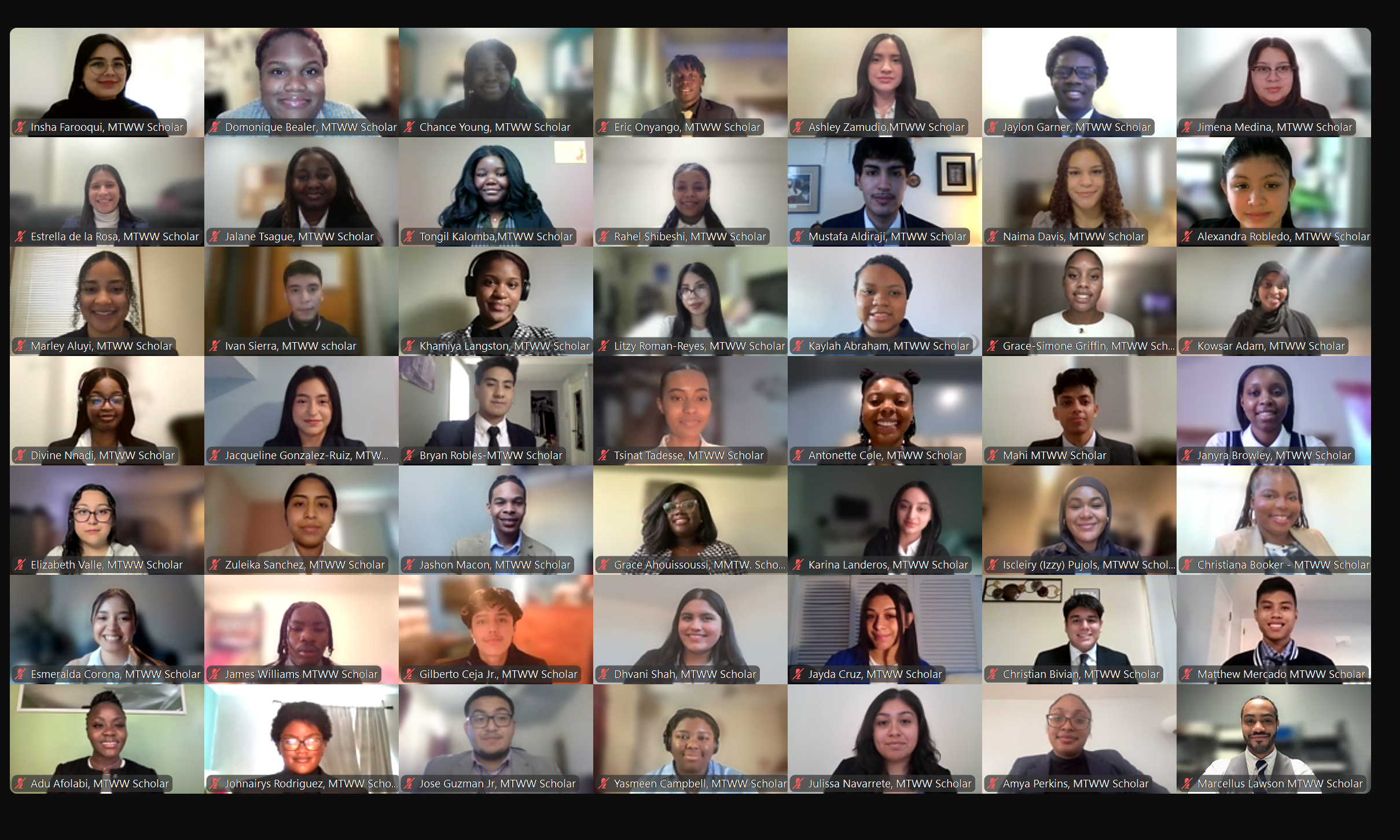 MTWW Scholars 2025